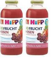 Hipp Băuturi organice cu suc de fructe +, multifructe cu vitamina C, pachet de 6 (6 x 0,5 L) Mama si Copilul Naty Shop 2 x 500 ml Fructe rosii